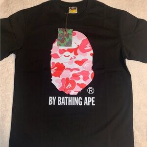 Bape Black and Pink Short Sleeve Tee Let me know if interested we can negotiate